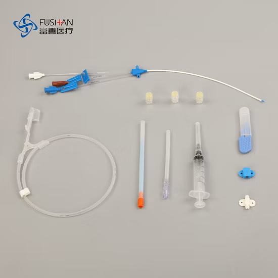 Medizinischer Einweg-Zentralvenenkatheter-Druck-CVC-Kit, sterile CVP-Leitung, Zentralleitungseinführung, einzelnes Lumen, Größe 18 g, zugelassen nach ISO 13485